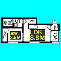 SAISON NOUVELLE(セゾン ヌヴェル)  ｜ 愛知県名古屋市中川区柳堀町8-1（賃貸アパート1LDK・3階・30.90㎡） その2