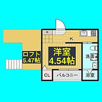 GROWTH  ｜ 愛知県名古屋市中川区万町602-1（賃貸アパート1K・2階・20.46㎡） その2