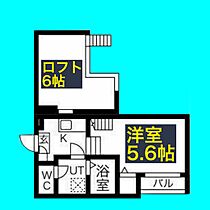 EMブランドール  ｜ 愛知県名古屋市千種区千種3丁目31-4（賃貸アパート1K・2階・20.33㎡） その2