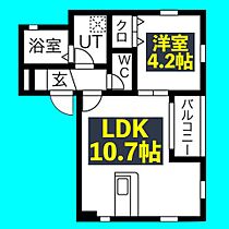 愛知県名古屋市西区菊井1丁目36-4（賃貸アパート1LDK・2階・35.40㎡） その2