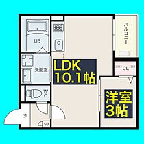 Jack biwajimaI  ｜ 愛知県名古屋市西区枇杷島3丁目27-23（賃貸アパート1LDK・1階・31.27㎡） その2