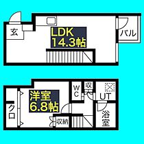 plus M  KAKUOZANI  ｜ 愛知県名古屋市千種区堀割町2丁目47（賃貸マンション1LDK・2階・53.80㎡） その2