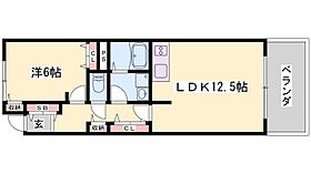 兵庫県加西市中野町（賃貸アパート1LDK・2階・48.24㎡） その2