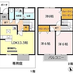間取図画像 3LDK