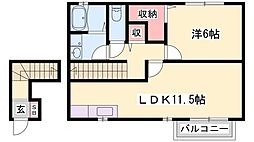 ロワジール 2階