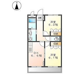 レインボーパレスII 2階