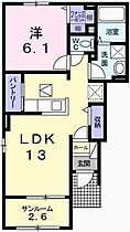 兵庫県神崎郡福崎町南田原（賃貸アパート1LDK・1階・50.09㎡） その2