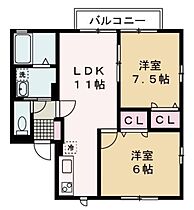 兵庫県神崎郡福崎町福田（賃貸アパート2LDK・1階・49.85㎡） その2