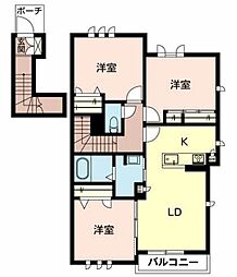間取図画像 3LDK