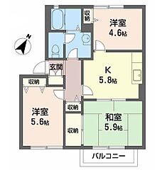 物件の間取り