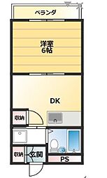 サンハイツ多井田C棟 2階/213