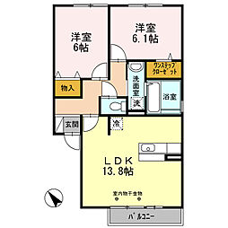 JR播但線 砥堀駅 徒歩23分 2階/-