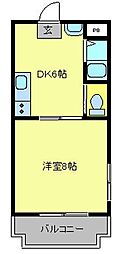 メゾン・オバタ 1DKの間取図画像