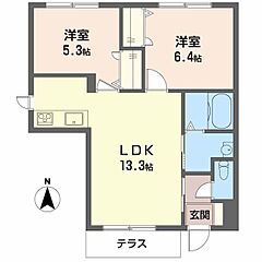 物件の間取り