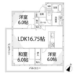 リバティ田寺 3階