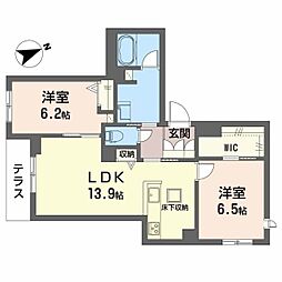 シャーメゾン グレイス魚橋 1階/101