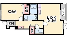 兵庫県相生市那波野２丁目（賃貸アパート1LDK・1階・43.12㎡） その2