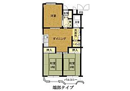 播磨城ノ宮2号棟 2階