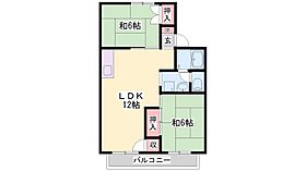 兵庫県姫路市飾磨区中野田３丁目（賃貸アパート2LDK・2階・53.46㎡） その2