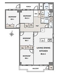 間取図画像 4LDK