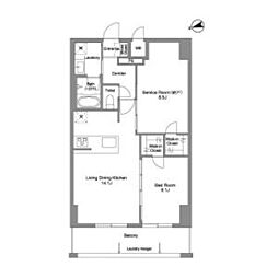 間取図画像 1SLDK