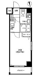 グランフォース中野富士見町 1Kの間取図画像