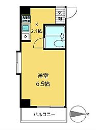 フレンドハイツ西新宿 1Kの間取図画像