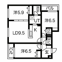 メニーズコート北園プレミア  ｜ 北海道札幌市東区北二十四条東６丁目3-1（賃貸マンション3LDK・2階・66.10㎡） その2