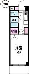 ジョイフル第3今市 1DKの間取図画像