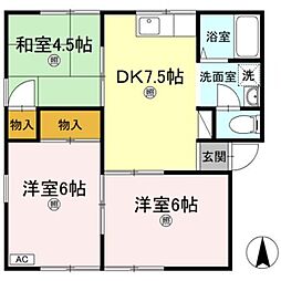 🉐敷金礼金0円！🉐メルベーユ山西　B棟