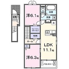 物件の間取り