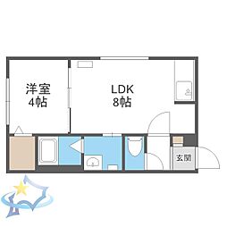 間取図画像 1LDK