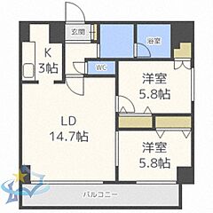 物件の間取り
