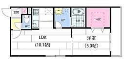 札幌市営東豊線 豊水すすきの駅 徒歩7分の賃貸マンション 3階1LDKの間取り