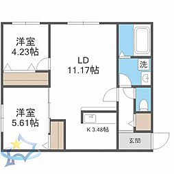 札幌市電2系統 西線11条駅 徒歩4分
