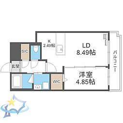 間取図画像 1LDK