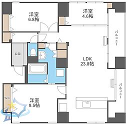 札幌市営南北線 大通駅 徒歩1分 25階/-