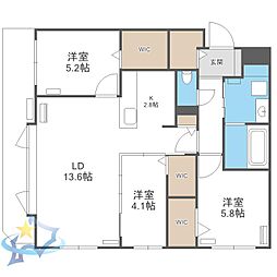 間取図画像 3LDK