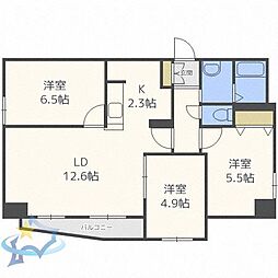 間取図画像 3LDK
