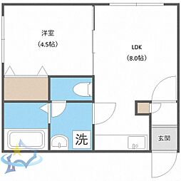 札幌市営東西線 バスセンター前駅 徒歩14分 2階/-