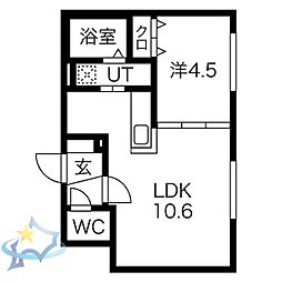 間取図画像 1LDK