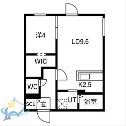 間取図画像 1LDK