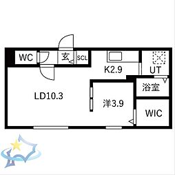 間取図画像 1LDK