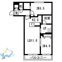 札幌市電2系統 西線9条旭山公園通駅 徒歩4分 3階/-