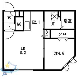 間取図画像 1LDK