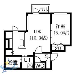 間取図画像 1LDK