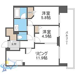 札幌市営東西線 二十四軒駅 徒歩8分 6階/-