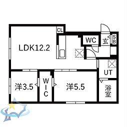 JR函館本線 桑園駅 徒歩5分 2階/-