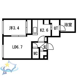 札幌市営東西線 発寒南駅 徒歩15分 3階/-