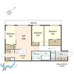 JR函館本線 琴似駅 徒歩2分 4階/-